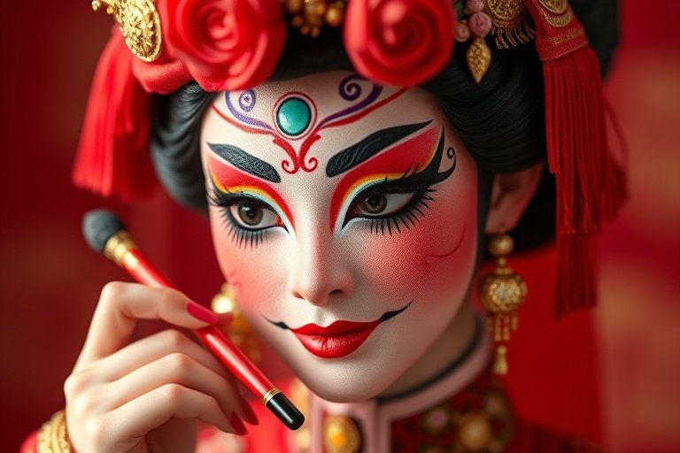 东京热影院-非遗传承：京剧脸谱绘制技艺