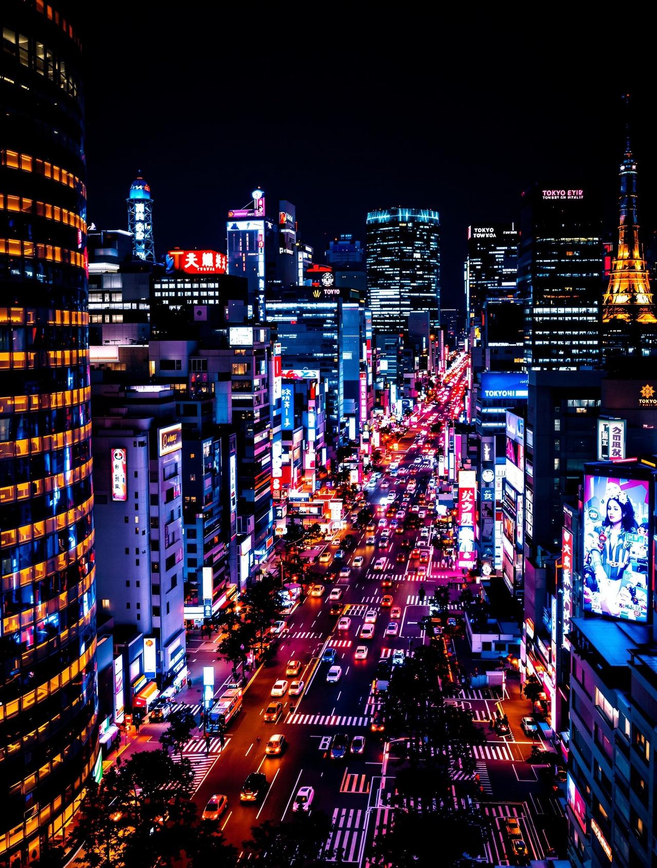 东京热影院-城市之光：东京夜景延时摄影